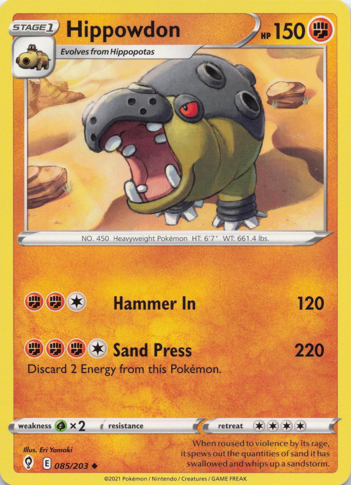 Hippowdon - NM front