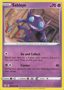 Sableye - NM front