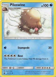Piloswine - NM front