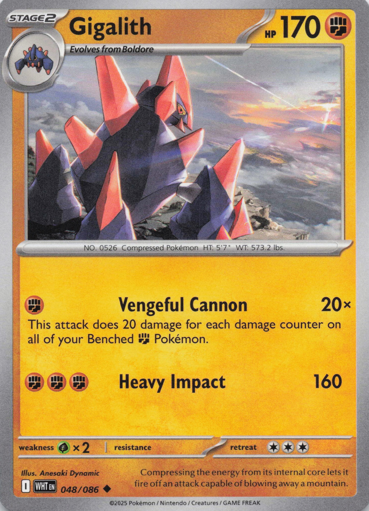 Gigalith (Holo) - NM front