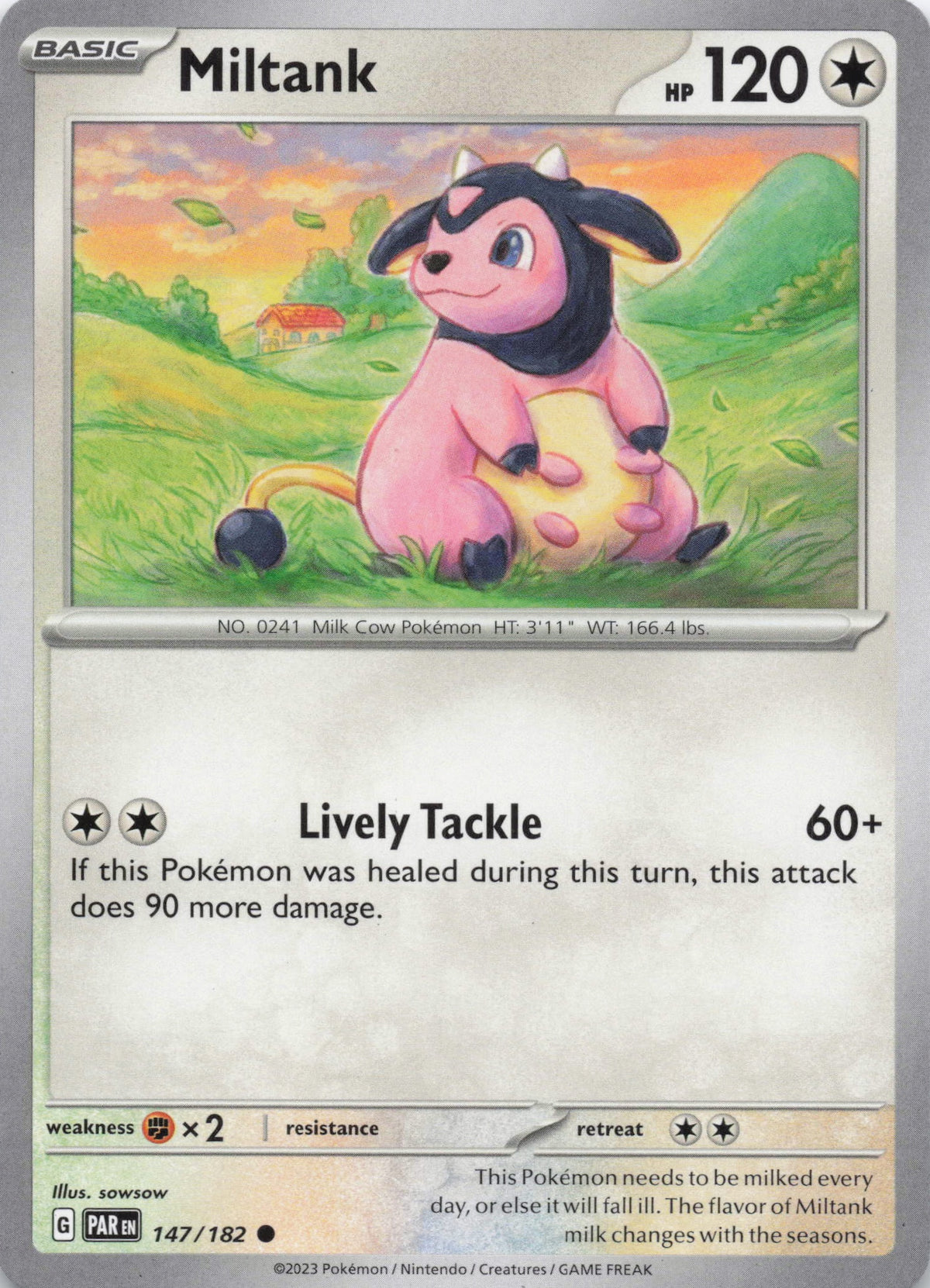 Miltank - NM front