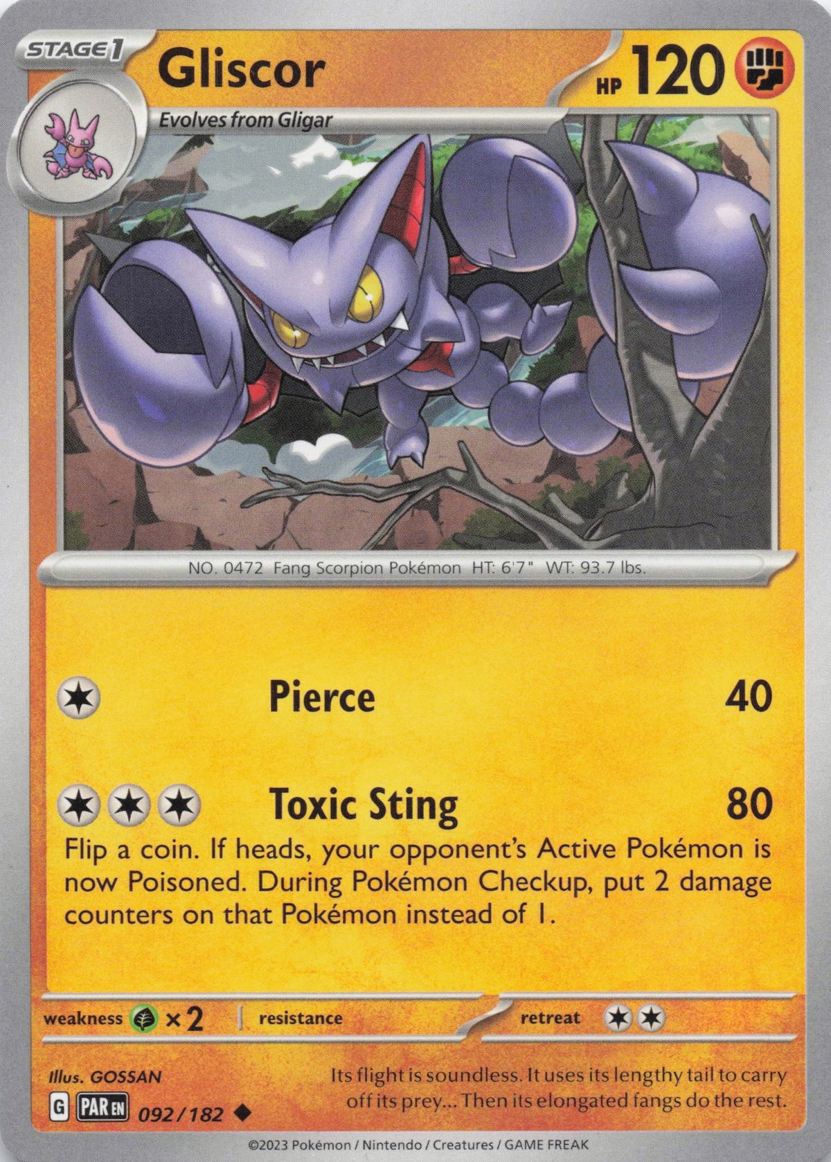 Gliscor - NM front