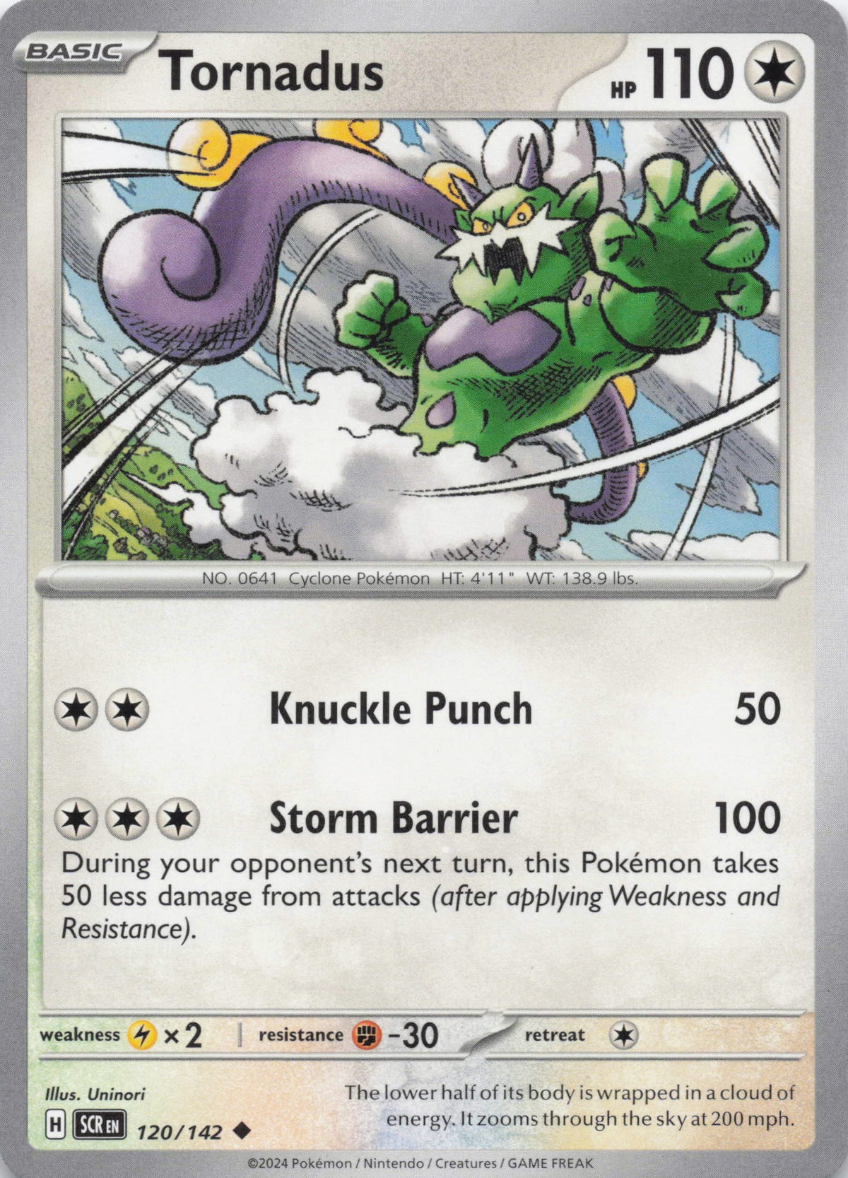 Tornadus - NM front