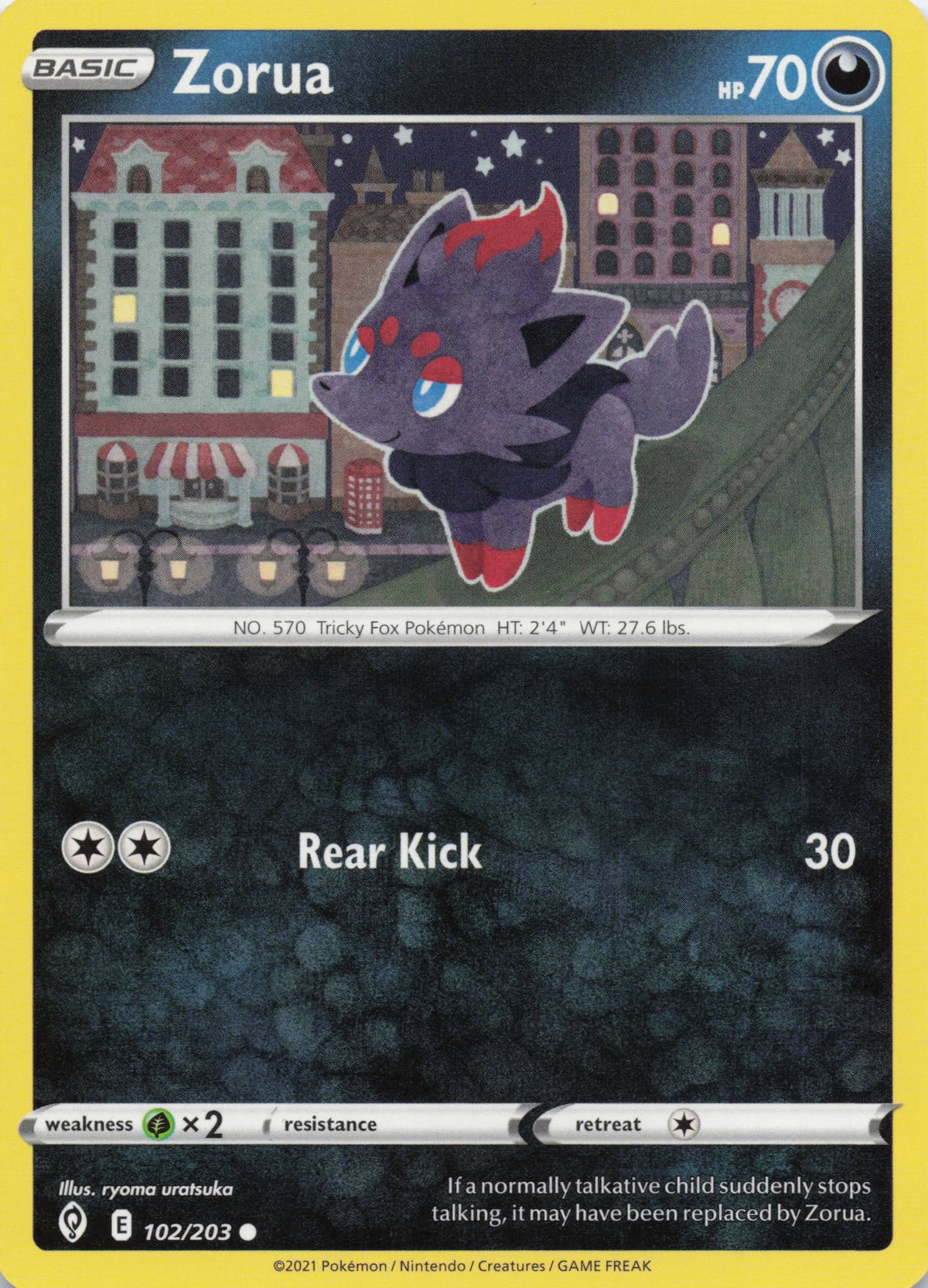 Zorua - NM front