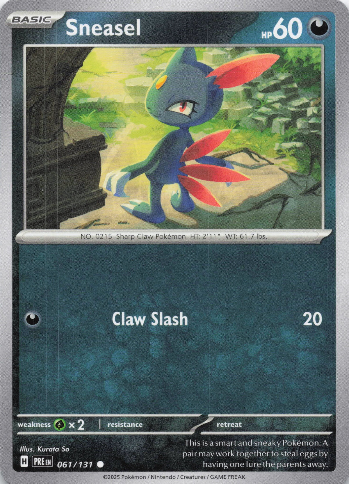 Sneasel - NM front