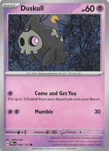 Duskull - NM front