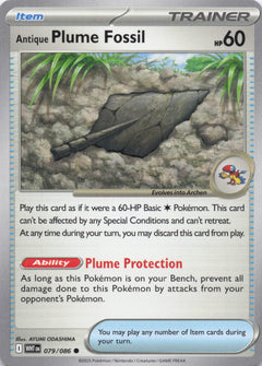 Pokémon Antique Plume Fossil 79 – White Flare (WHT)