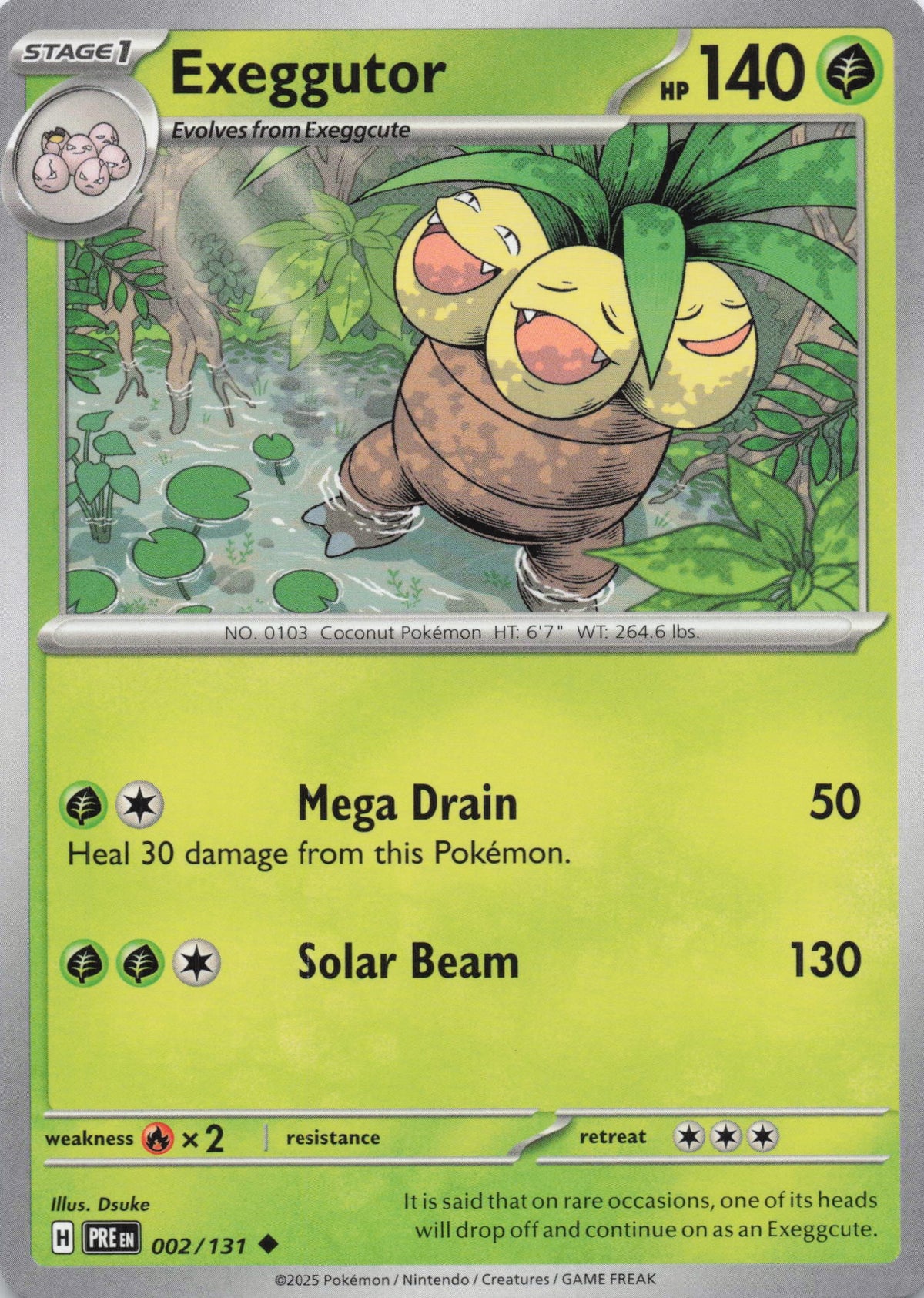 Exeggutor - NM front