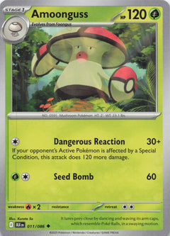 Pokémon Amoonguss 11 – Black Bolt (BLK)