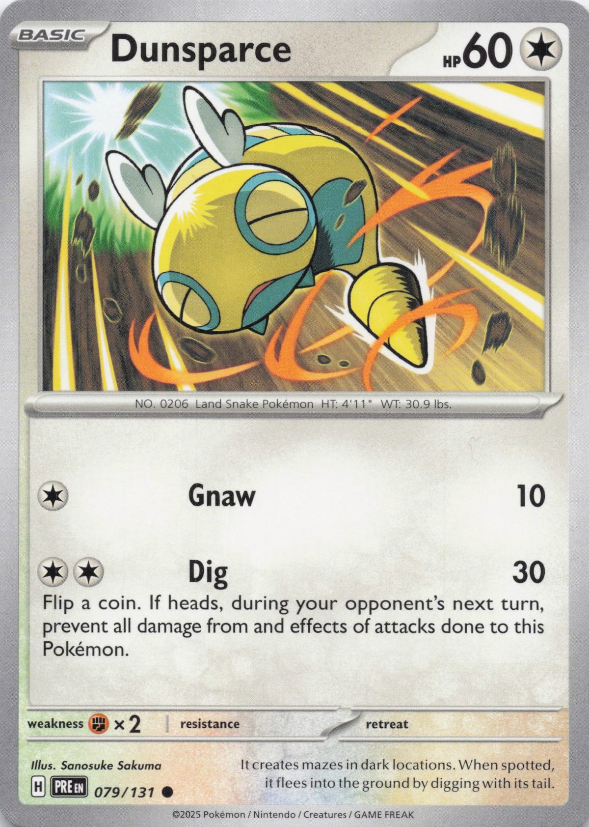 Dunsparce (Holo) - NM front