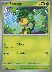Pansage - NM front