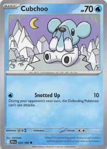 Cubchoo - NM front