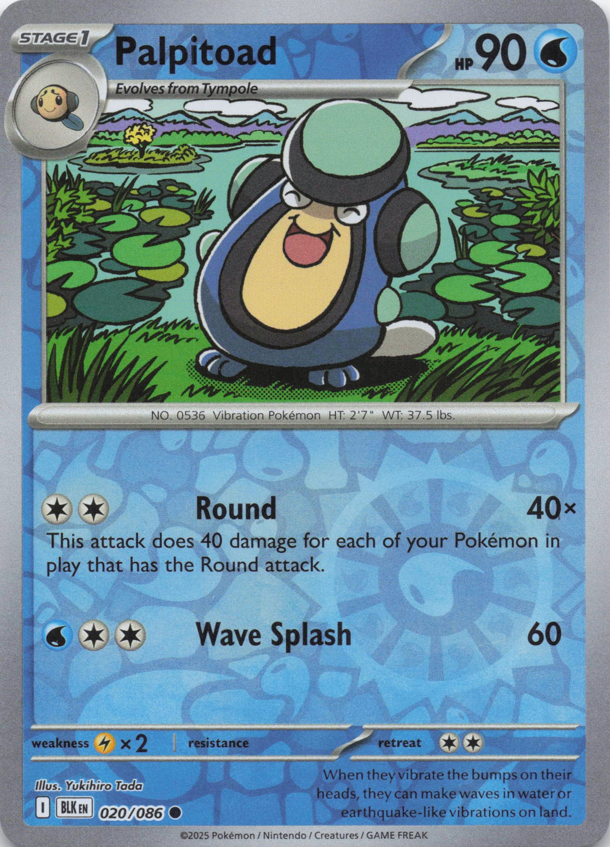 Palpitoad (Holo) - NM front
