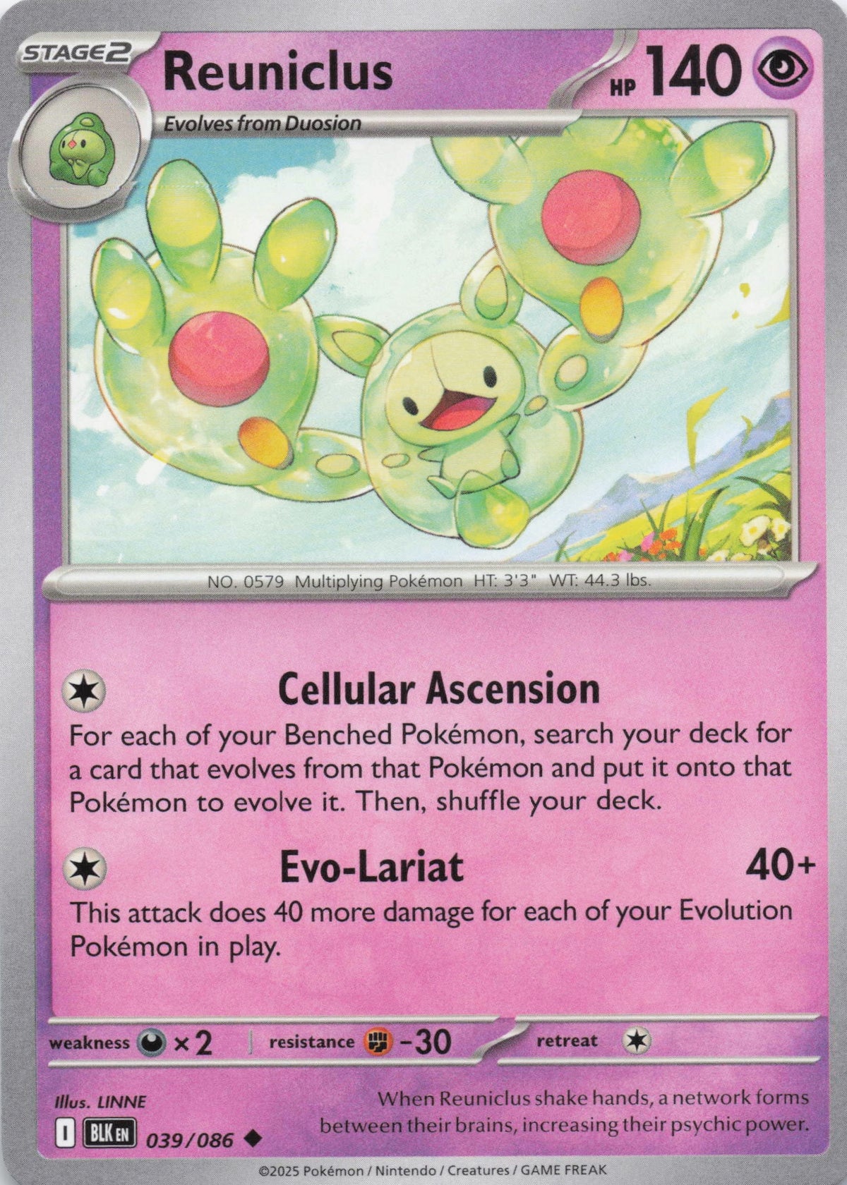 Reuniclus - NM front