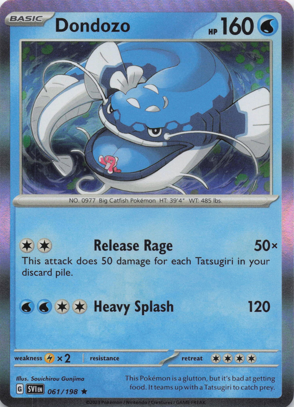 Dondozo (Holo) - NM front