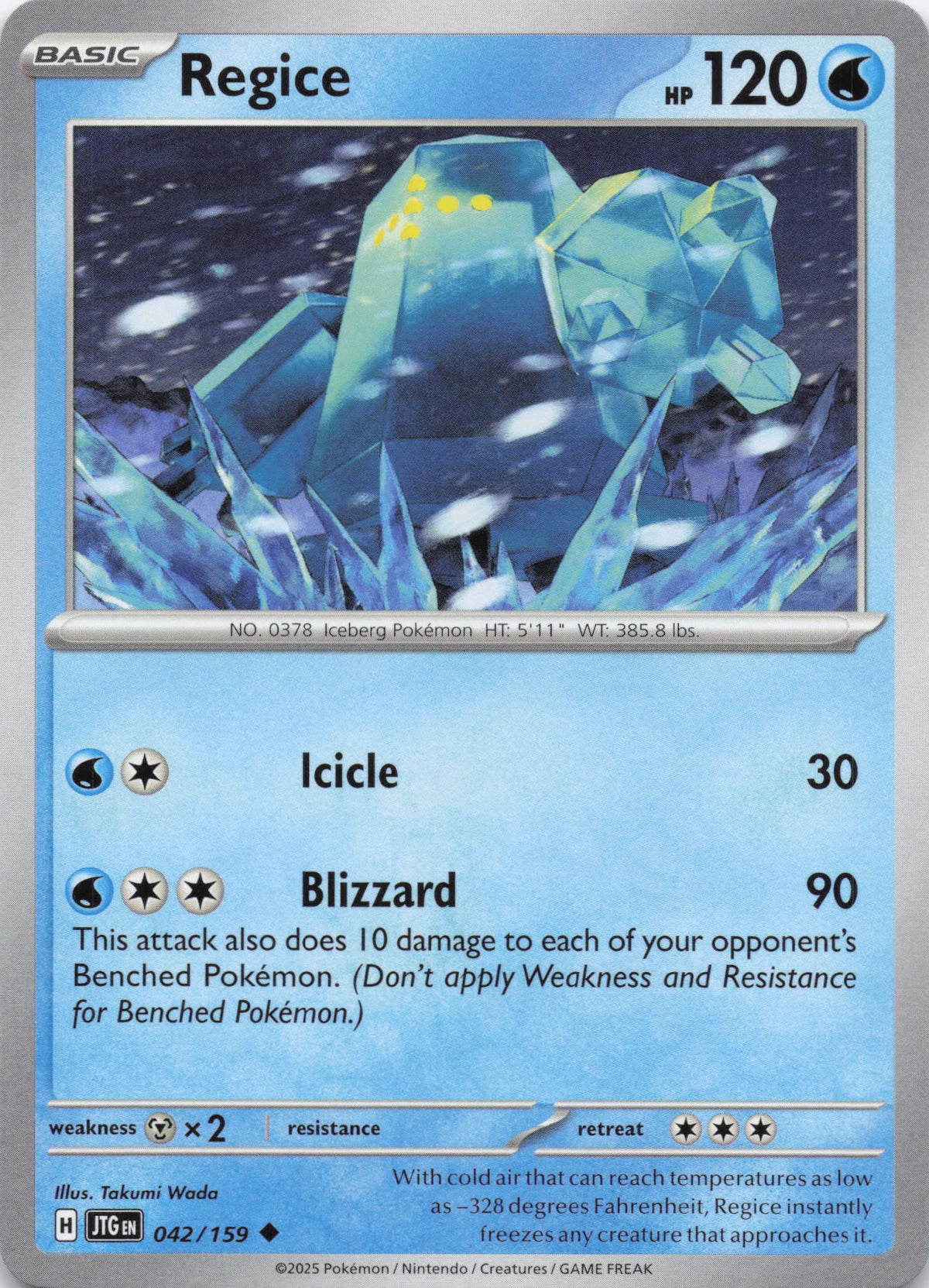 Regice (Holo) - NM front