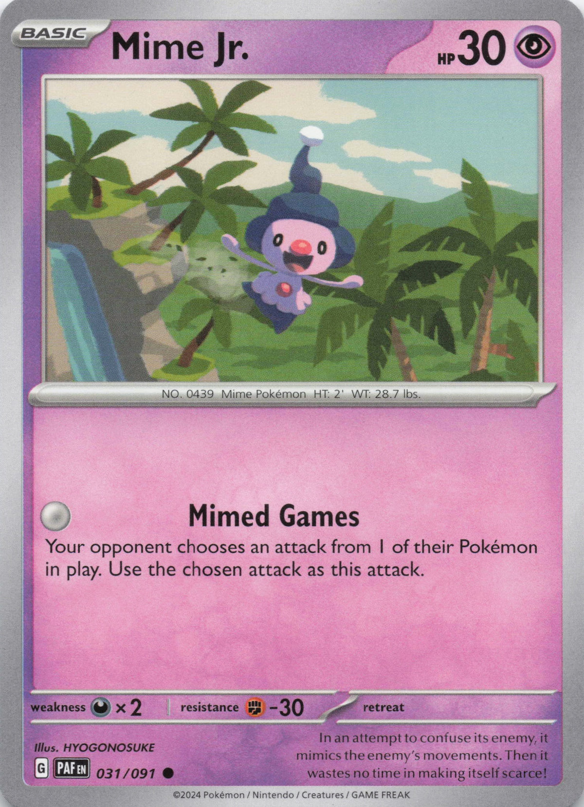 Mime Jr. - NM front