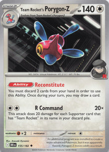 Team Rocket's Porygon-Z - NM front