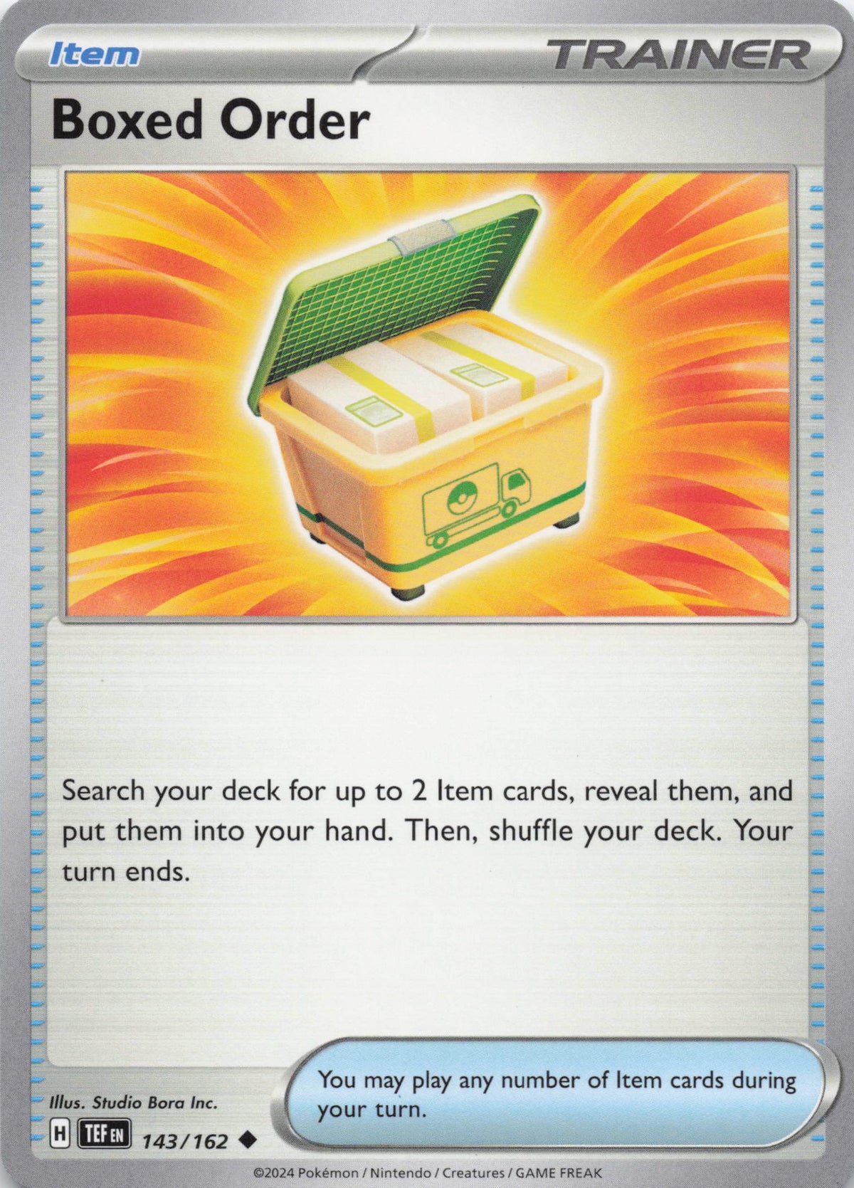 Boxed Order - NM front