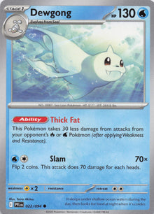 Dewgong - NM front