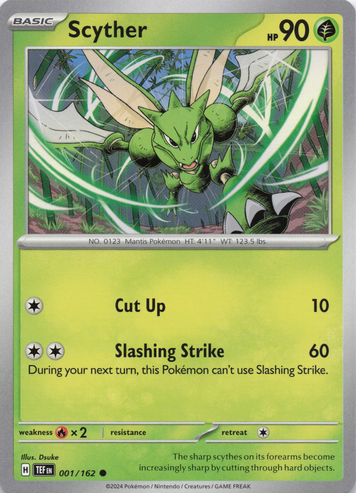 Scyther - NM front