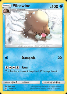 Piloswine - Catalogusvoorbeeld