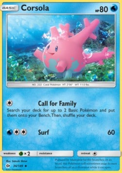 Corsola - Catalogusvoorbeeld