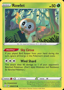 Rowlet - Catalogusvoorbeeld