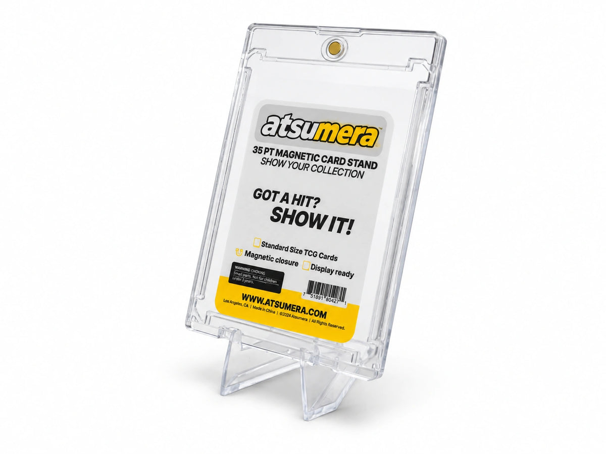 Acrylic Magnetic Card Holder met Stand