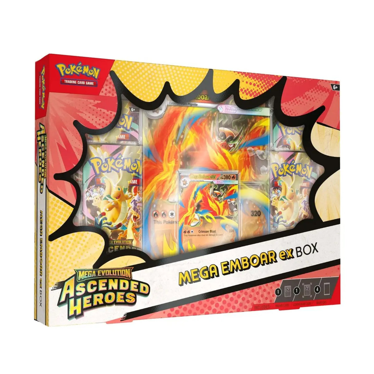 Mega Evolution - Ascended Heroes, Mega Emboar ex Box, Pokémon TCG