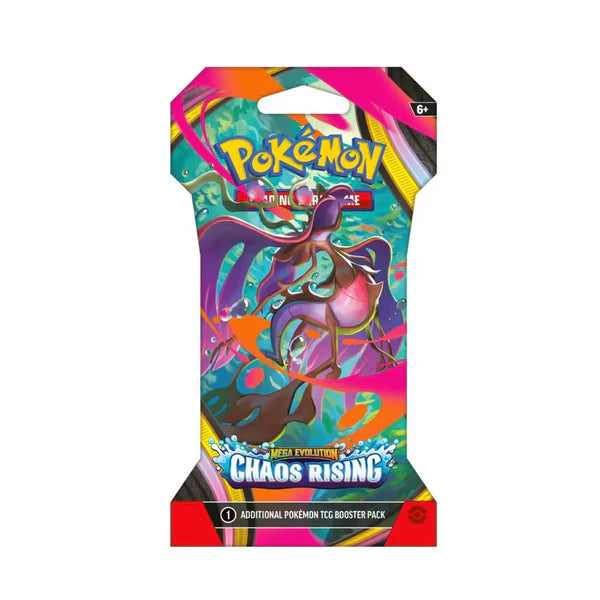 Mega Evolution - Chaos Rising, Sleeved Booster, Pokémon TCG