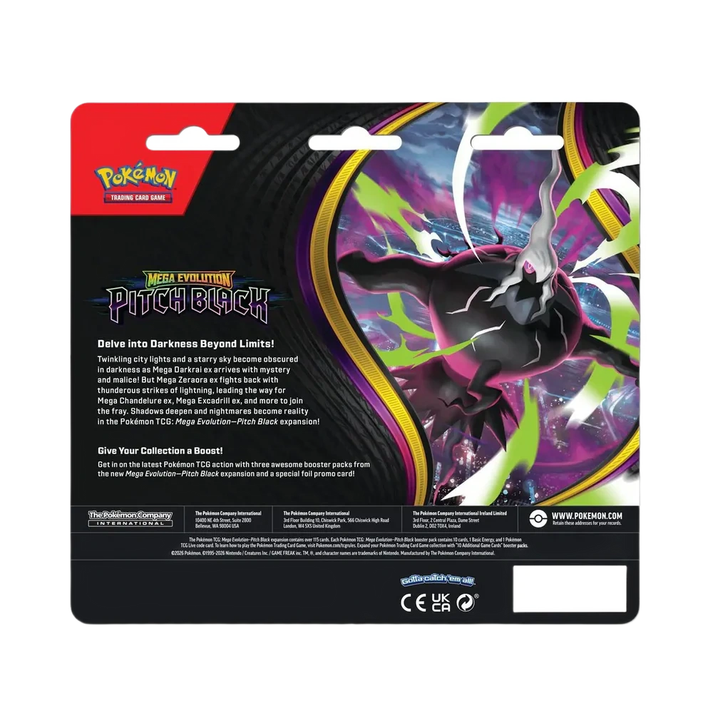 Mega Evolution - Pitch Black 3 Pack Blister