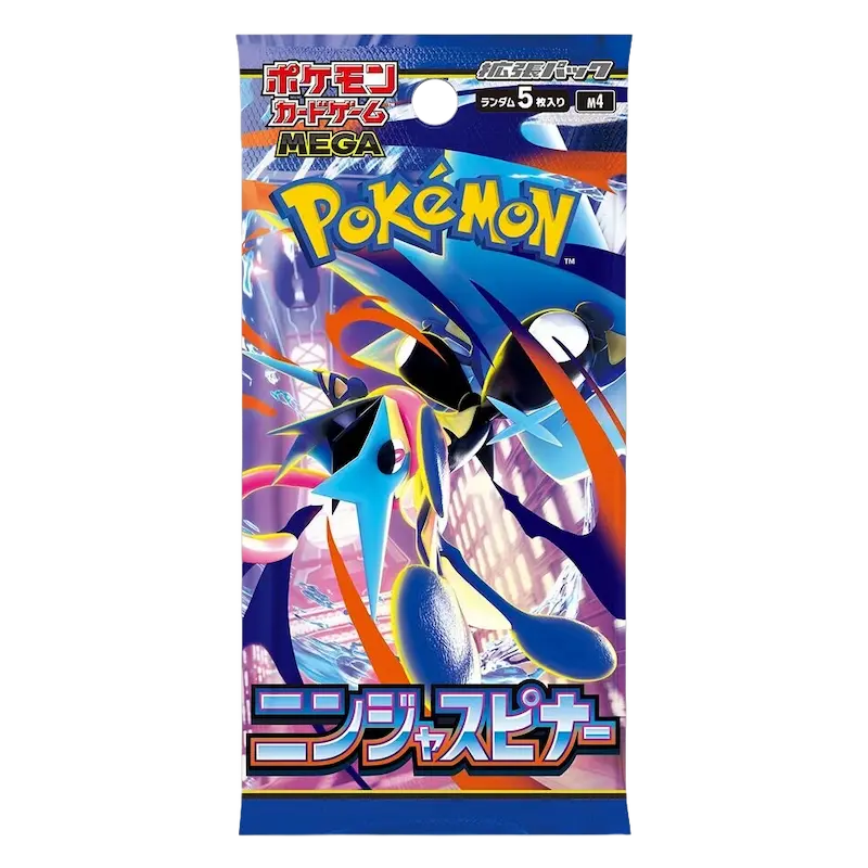 Mega Evolution - Ninja Spinner, Booster Pack Japans, Pokémon TCG