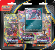 Mega Evolution - Phantasmal Flames, 3-Pack Blister Sneasel, Pokémon TCG