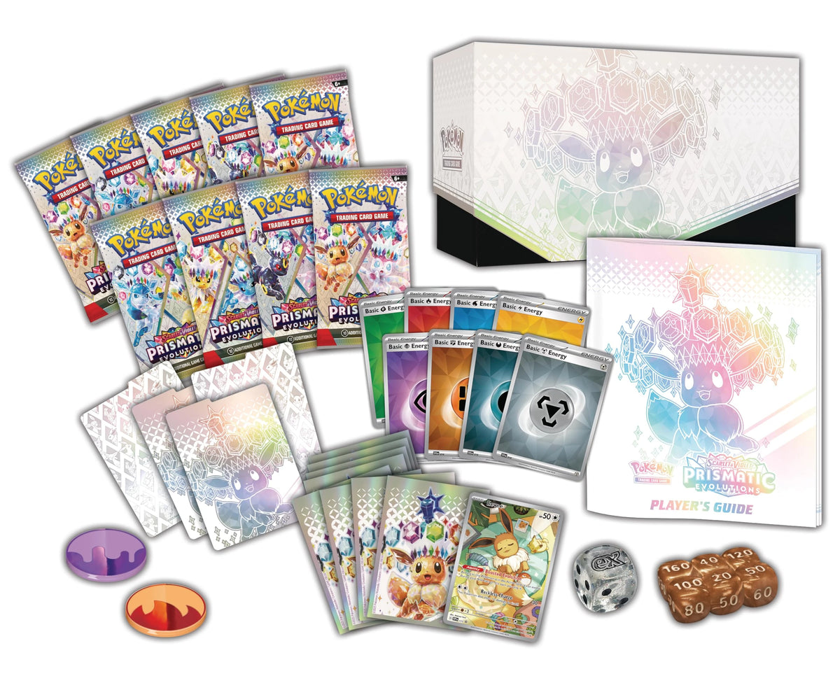 Scarlet & Violet - Prismatic Evolutions, Elite Trainer Box, Pokémon TCG