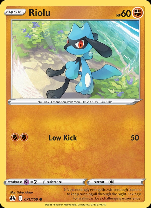 Riolu - Catalogusvoorbeeld
