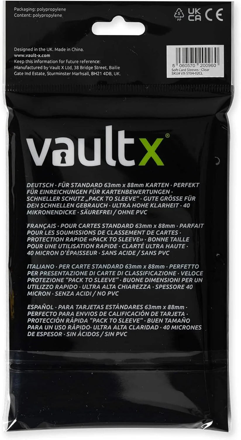 Vault X Soft Card Sleeves